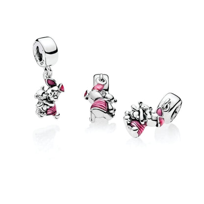 Piglet & Teddy Dangle Charm