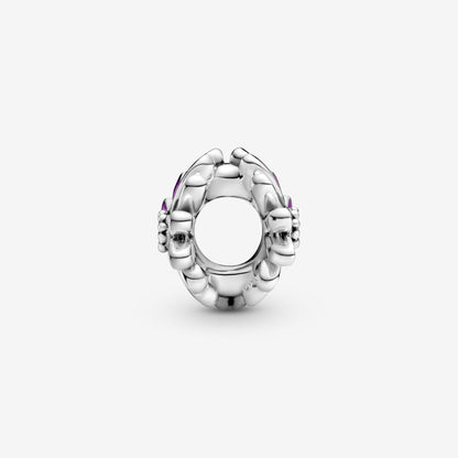 Purple Daisy Flower Charm