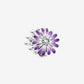 Purple Daisy Flower Charm
