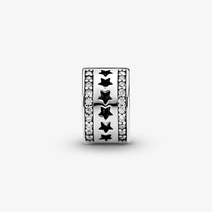 Row of Stars Clip Charm