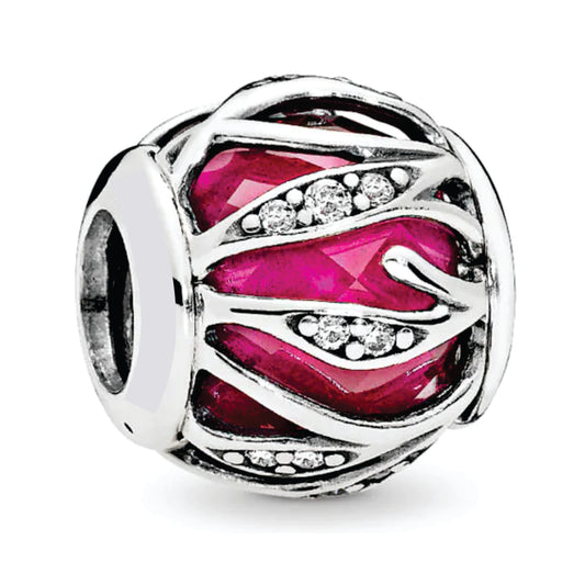 Nature's Radiance Ball Charm - Ruby