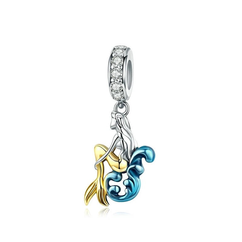 Waiting Mermaid Dangle Charm