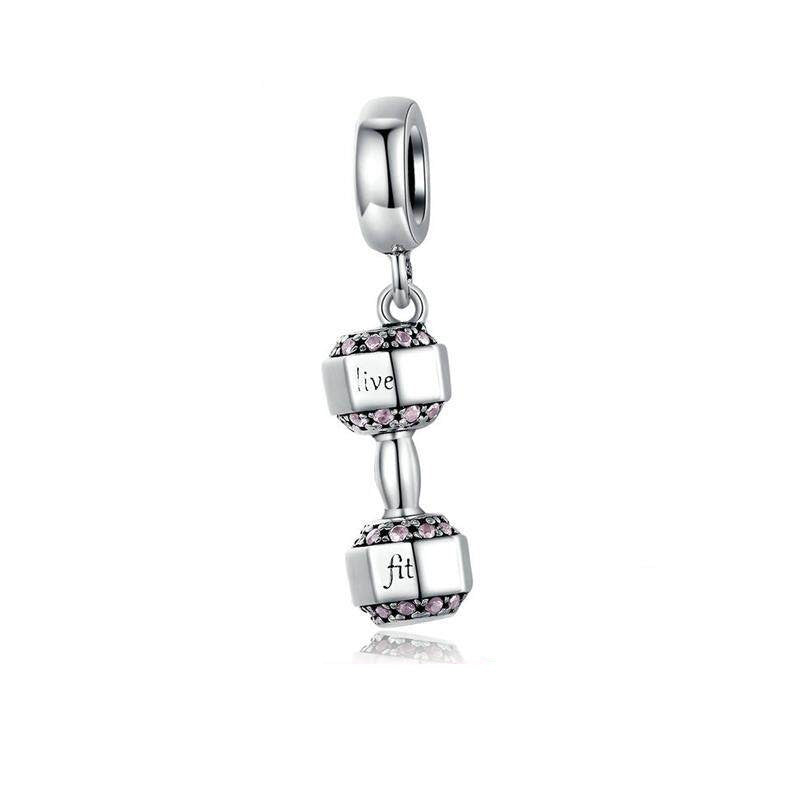 Dumbbell Dangle Charm