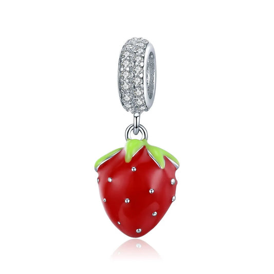 Cute Strawberry Dangle Charm