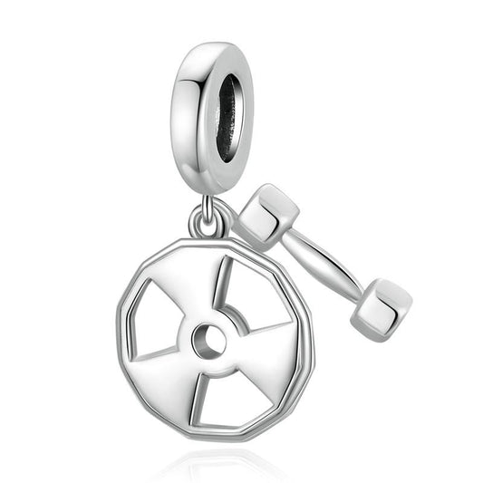 Fitness Equipment Dangle Charm