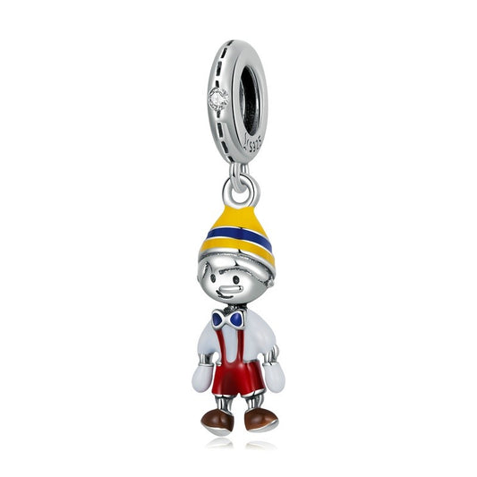 Pinocchio Enamel Dangle Charm