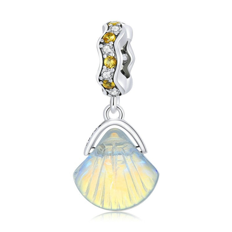 Glazed Shell Dangle Charm