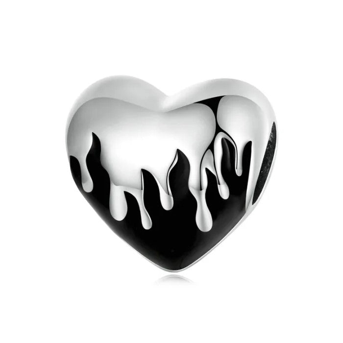 Burning Love Heart Charm