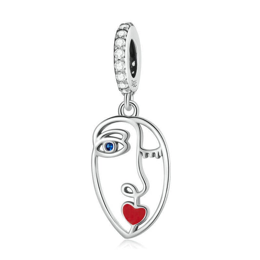 Artistic Face Mask Dangle Charm