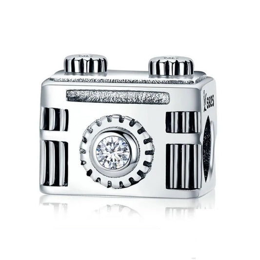 Silver Sentimental Snapshots Camera Charm