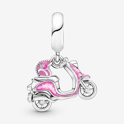 Pink Scooter Dangle Charm