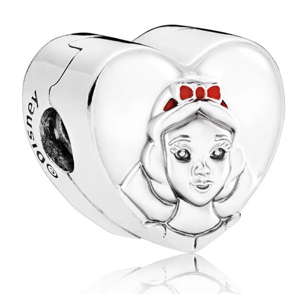 Snow White Character Heart Clip Charm