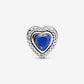 Sparkling Love Charm with Blue Crystal