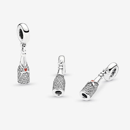 Sparkling Wine Bottle Dangle Charm