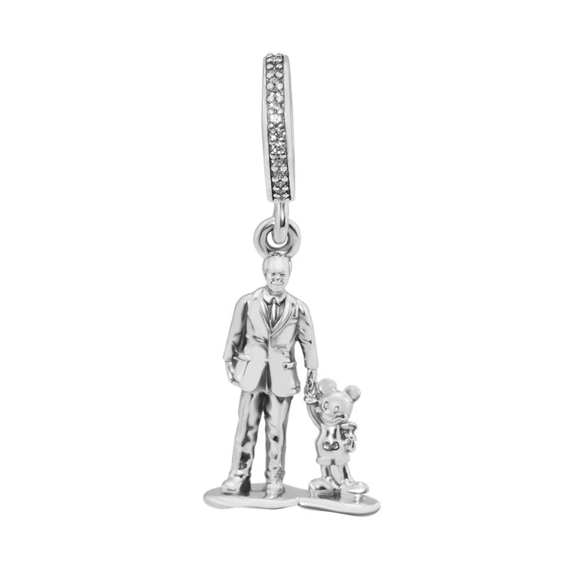 Walt Disney & Mickey ''Partners'' Character Dangle Charm