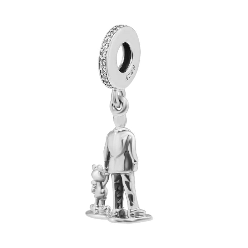 Walt Disney & Mickey ''Partners'' Character Dangle Charm