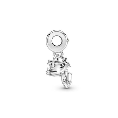 Watering Can & Trowel Double Dangle Charm