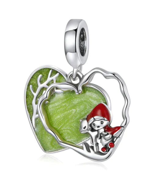 Little Red Riding Hood Woods Double Dangle Charm