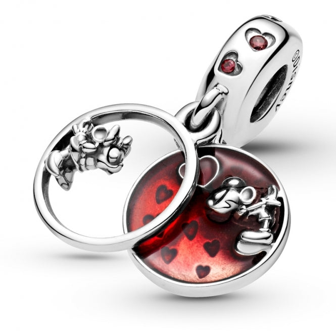 Mickey & Minnie Love and Kisses Dangle Charm