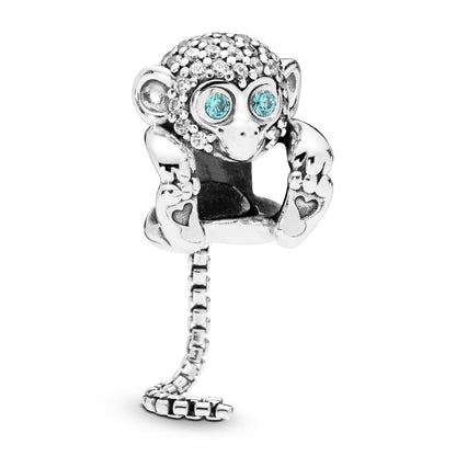 Sparkling Monkey Charm