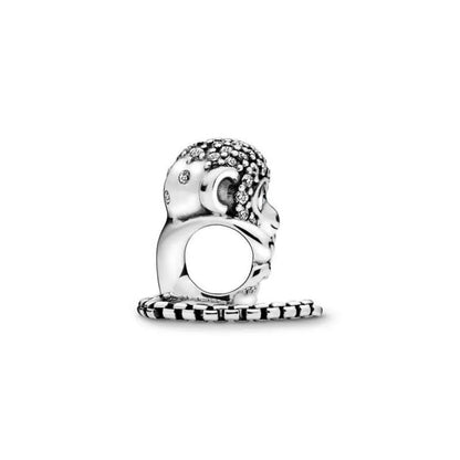 Sparkling Monkey Charm