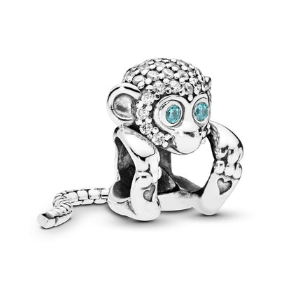 Sparkling Monkey Charm